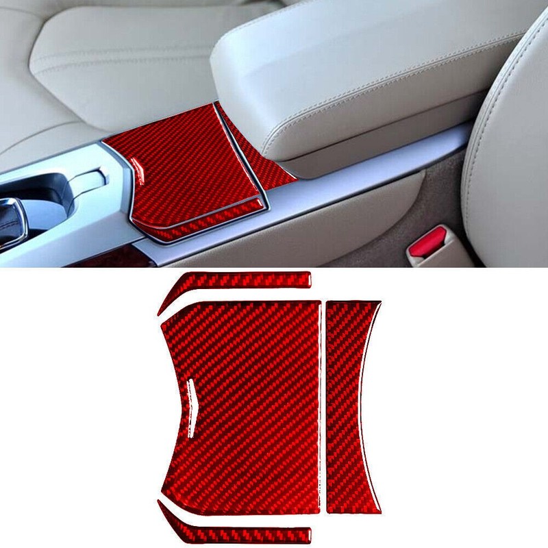 31PCS NEW Real Red Carbon Fiber Whole Interior Trim Set For Cadillac CTS 2008-13 gallery