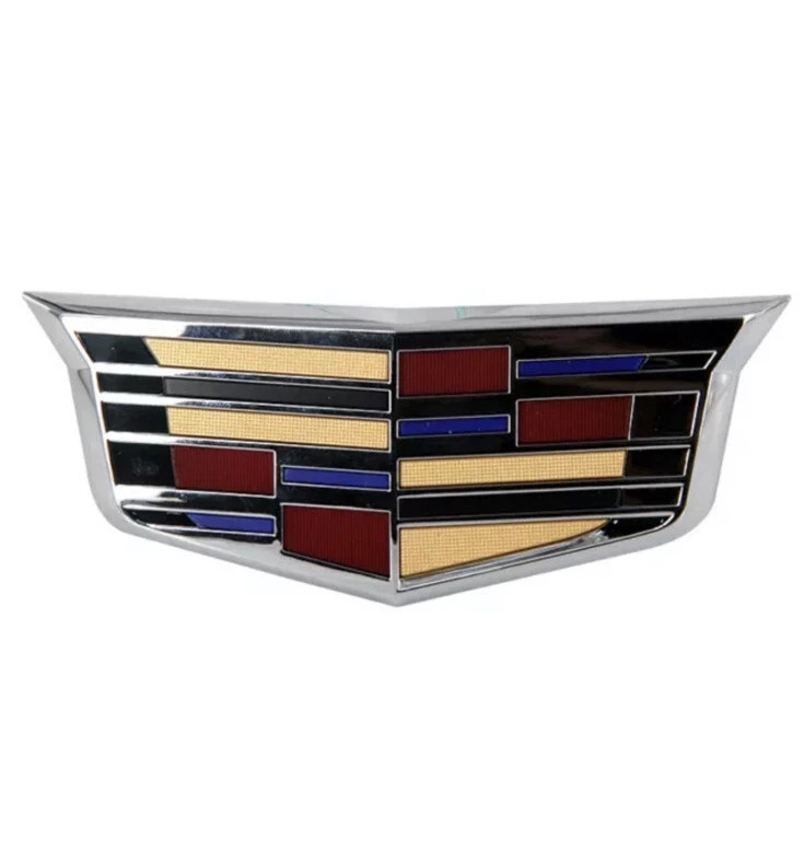 Silver Color Front Grille Rear Trunk Emblem Badge for ATS XTS XT5 CT6 2015-2019 gallery