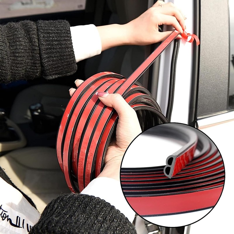 10M B-shaped Hood Trunk B-pillar Weatherstrip Rubber Sealing Customized For Jeep