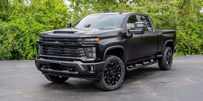 OEM 2022+ Front Grille Bowtie Emblem fits Chevrolet Silverado 1500 Gloss Black gallery