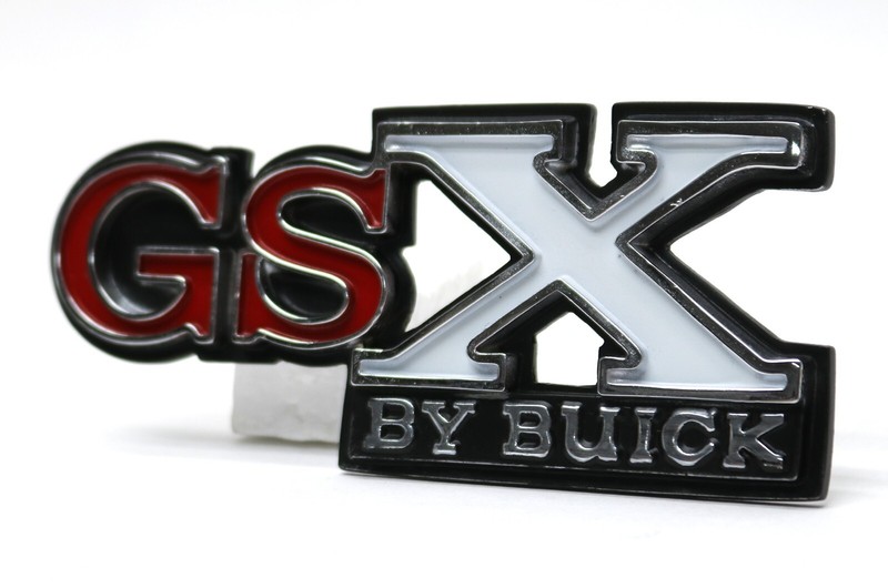 New Front GSX By Buick Grille Emblem Red Black & Chrome Trim / 1970 Gran Sport gallery