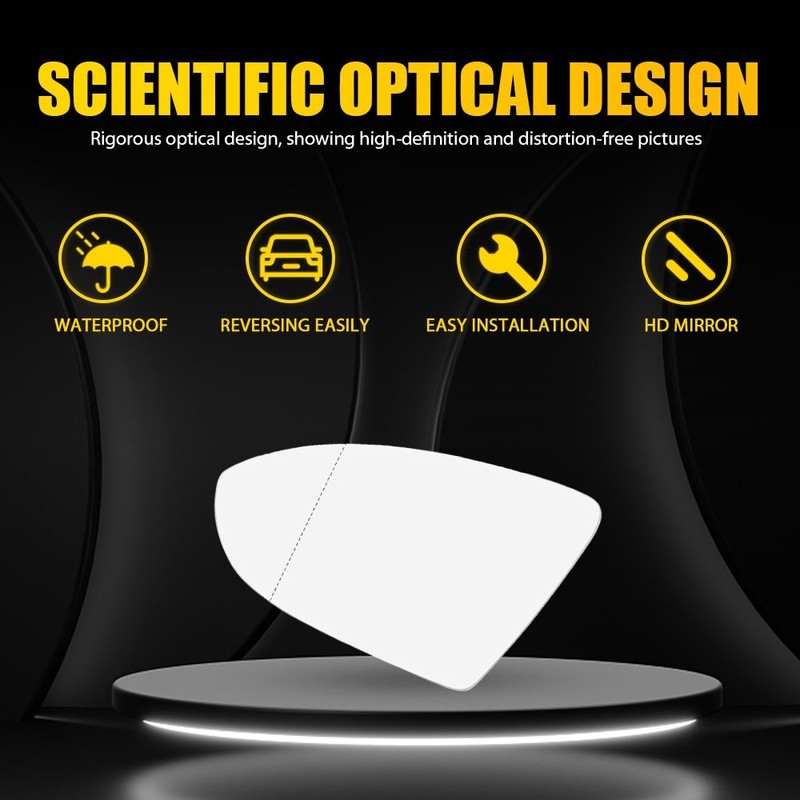 Left Driver Side Heated Mirror Glass Replacement For Volkswagen Golf GTI 2015-21 gallery
