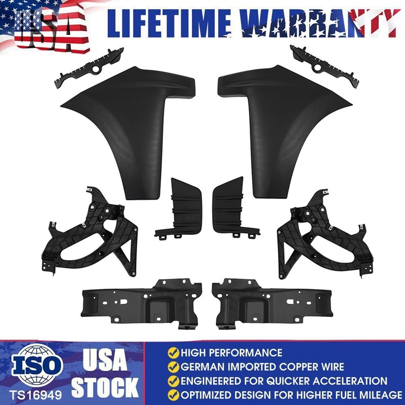 Front Bumper w/ Bracket For 2019 2020 2021 2022 Chevrolet Silverado 1500