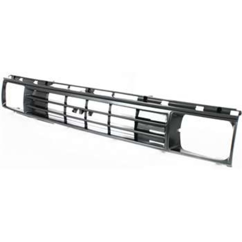Grille For 87-88 Toyota Pickup Silver Shell w/ Black Insert Plastic gallery