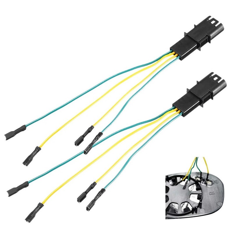4 Pins Side Mirror Heating Cable Wire Compatible with For BMW E90 F10 For X5 gallery