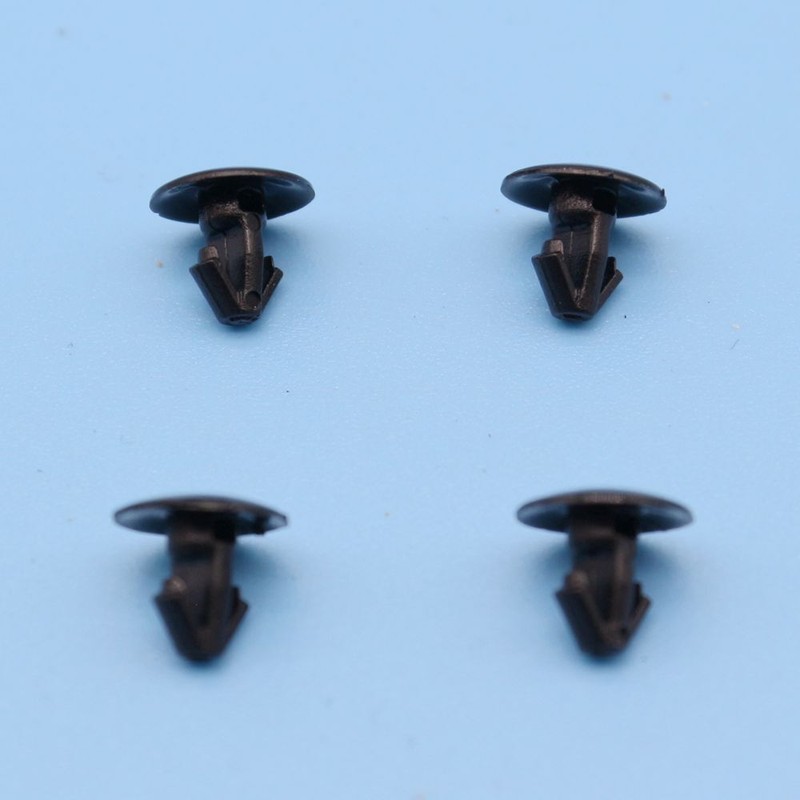10Pcs BP4K-58-762 Weatherstrip Retainer Clip Nylon Fastener For Mazda
