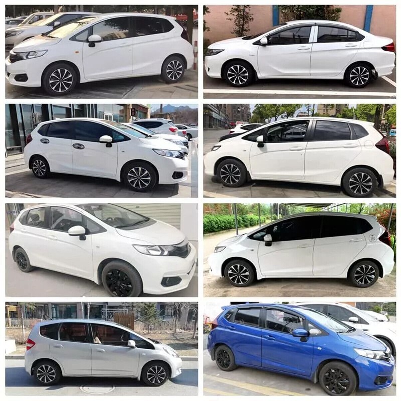 15" 4PCS Wheel Covers Hubcaps Snap On Hub Caps R15 Steel Wheel For Toyota Yaris gallery