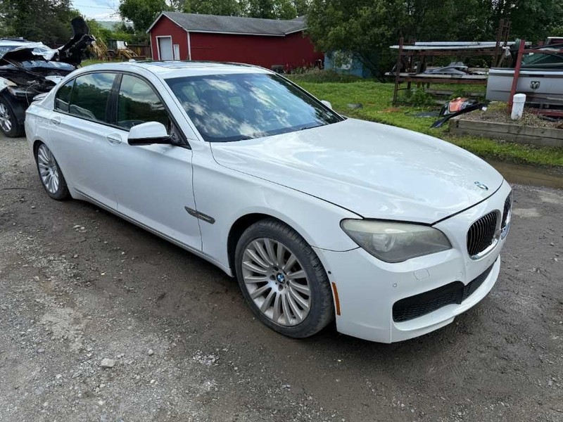 2009-2012 BMW 750i Left Driver Side Rocker Moulding White gallery