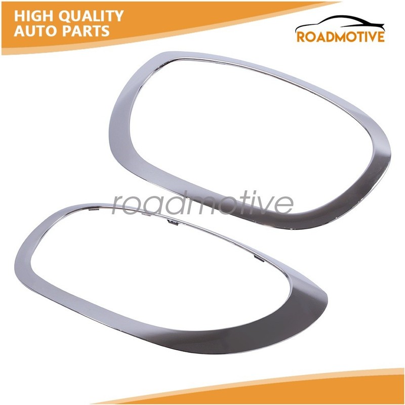 2Pcs For Mini Cooper Countryman 2017-2023 Left & Right Side Headlight Bezel Set
