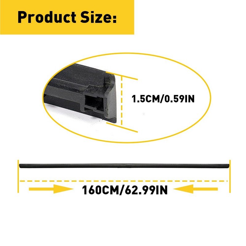 Left & Right Side Roof Drip Moulding Trim For 2007 -11 Toyota Yaris Sedan Rubber gallery