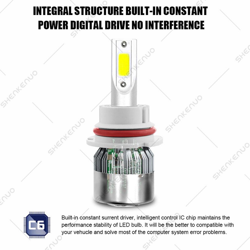 Combo 9007 + 9145 White COB LED Headlight Fog Bulbs Kit For Ford F-150 1999-2003 gallery