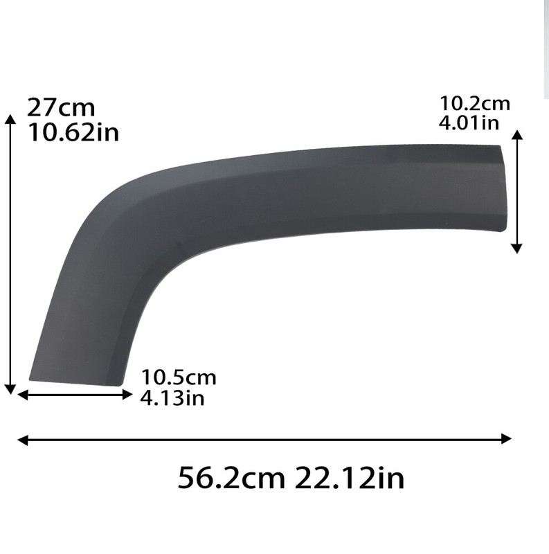 For 2015-2021 Jeep Renegade 2022 Rear Left Driver Side Wheel Molding Trim Black gallery