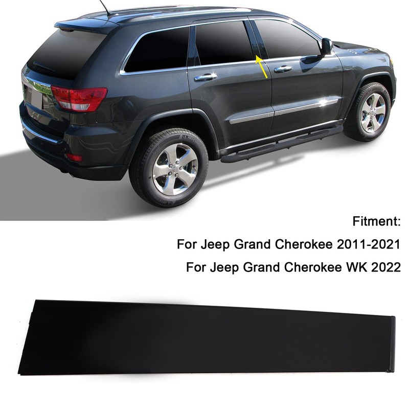 Right Rear Door Pillar Window Trim Applique B 57010446 For Jeep Cherokee 11-21🚗 gallery