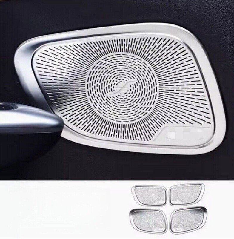 For Mercedes-Benz GLC 2023-2024 Door horn cover High quality metal 4PCS