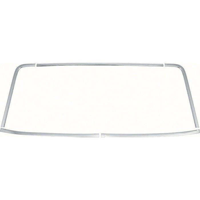 OER WM183 67-69 Camaro Rear Window Molding Set, Coupe, 5 Piece St