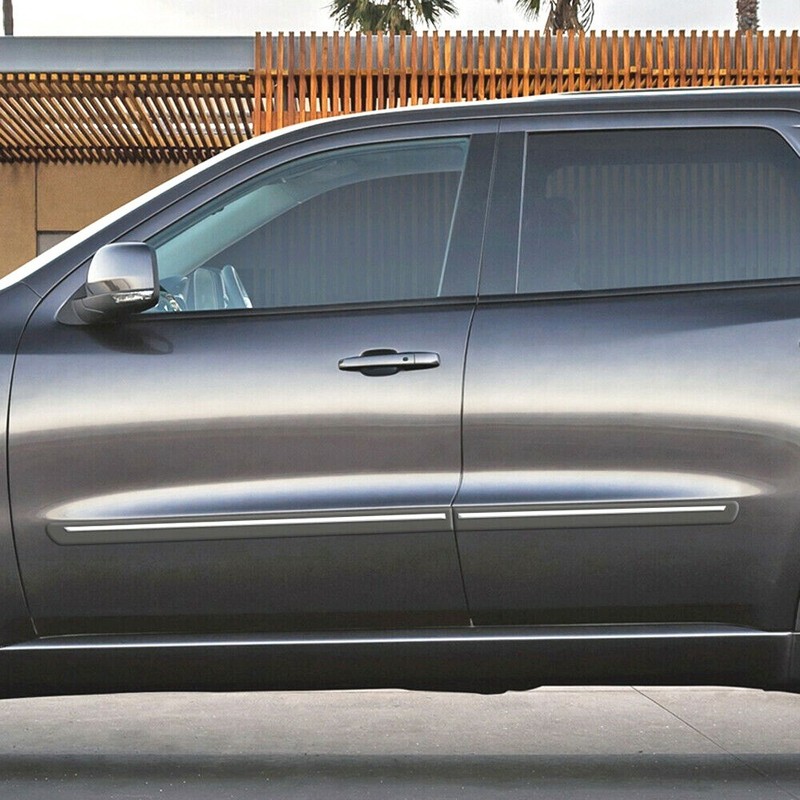 For: Dodge Durango 2011-2025 Painted Moldings w/ Chrome Inserts #CF2-DURANGO11