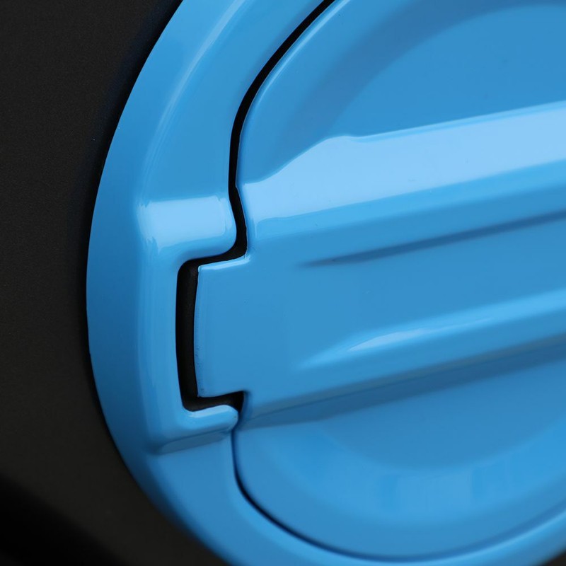 Car Filler Door Fuel Tank Gas Cap Cover Trim Decor For Jeep Wrangler JL 18+ Blue gallery