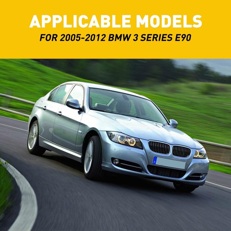 Headlight Switch Frame Trim Carbon Fiber For BMW 3 Series E90 E92 E93 2005-12 gallery