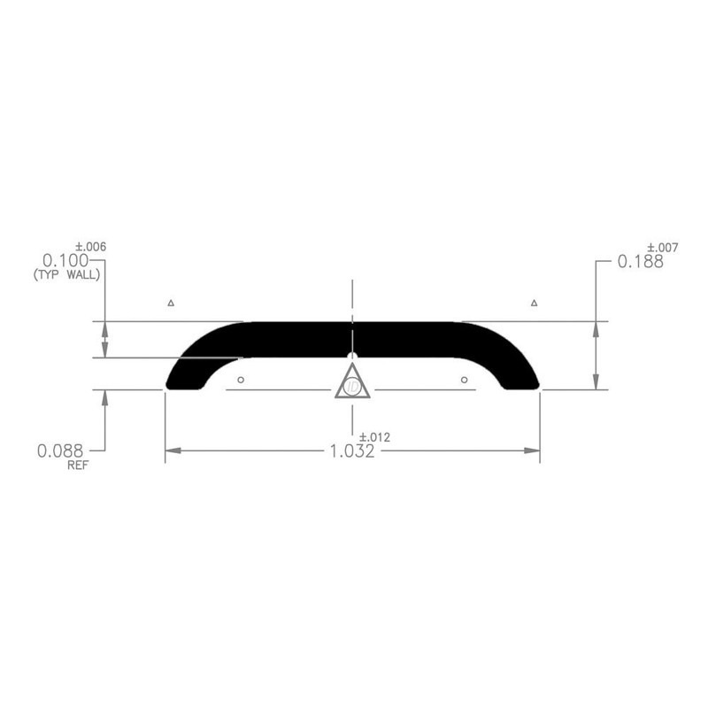AP PRODUCTS NON FLAT TRIM BLK 16' EA- 021-87202-16 gallery