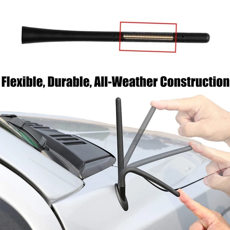 7" Short Antenna Mast Radio AM/FM Replacement For DODGE CHRYSLER JEEP FIAT gallery