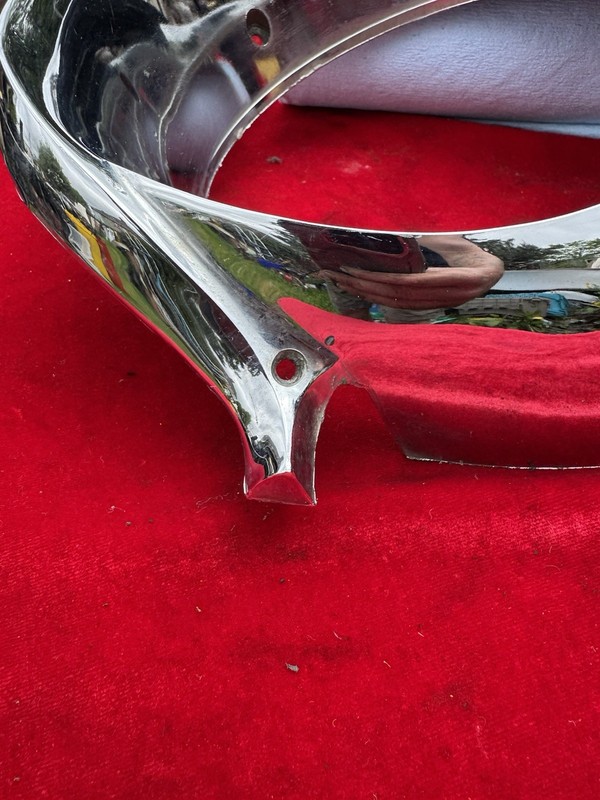 1967 FORD GALAXY 500 ORIGINAL LEFT HEADLIGHT BEZEL FoMoCo C7AB-13064 67 Vintage gallery