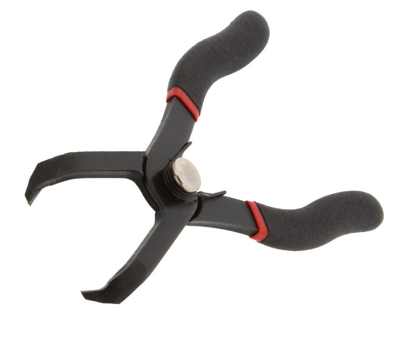 80 Degree Pliers For Retainer & Anchor Removal Push Pin with Center Locking Pins gallery