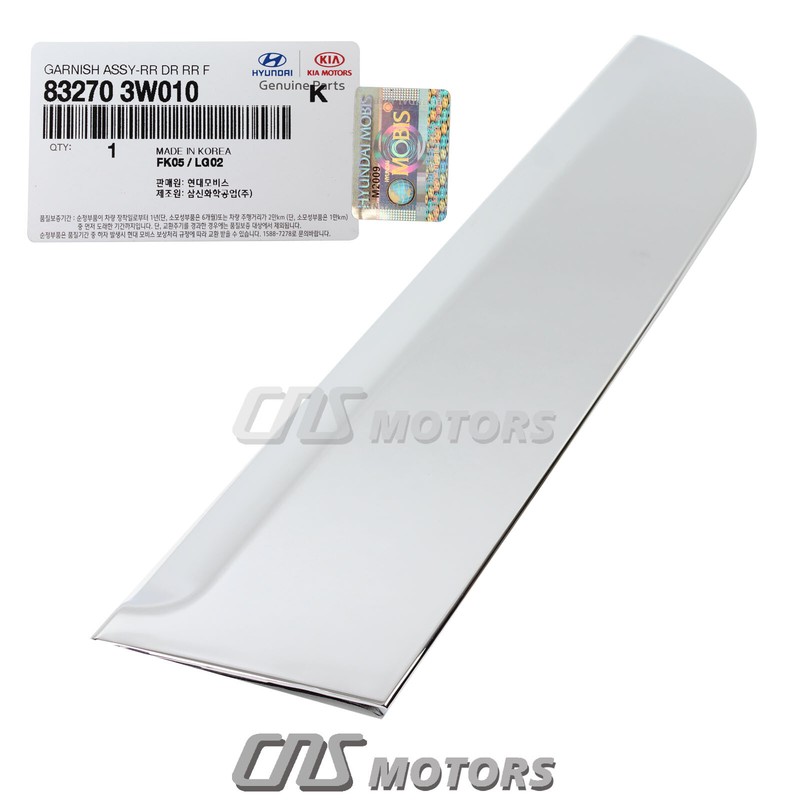 ✅GENUINE✅ Rear C Pillar Molding Chrome LEFT for 11-15 Kia Sportage 832703W010✅✅✅ gallery