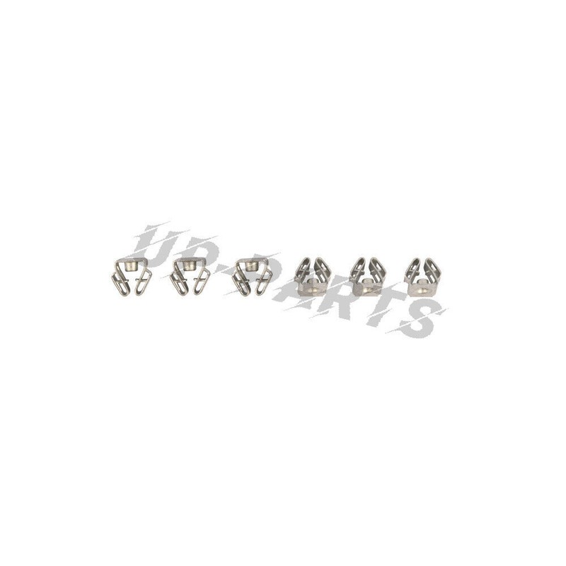 Bumper Retainer Bracket Set of 2 For 2014-2015 Chevrolet Silverado 1500 Front gallery