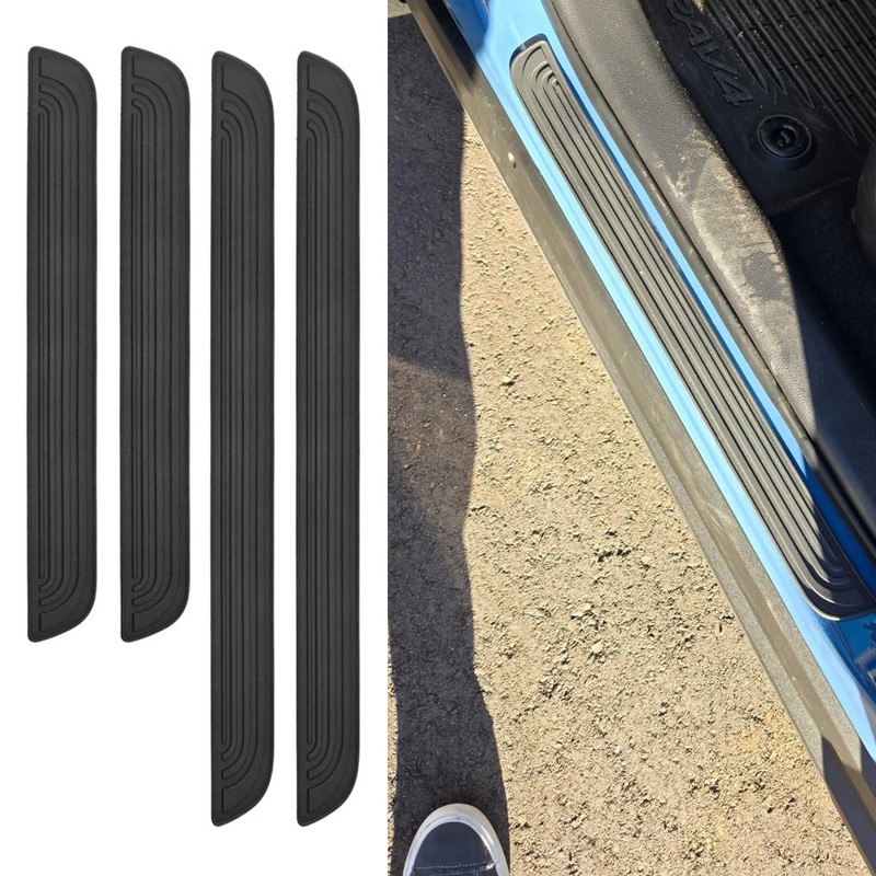 Self Adhesive Anti-Scratch Front & Rear Door Sills Protector Customized For BMW