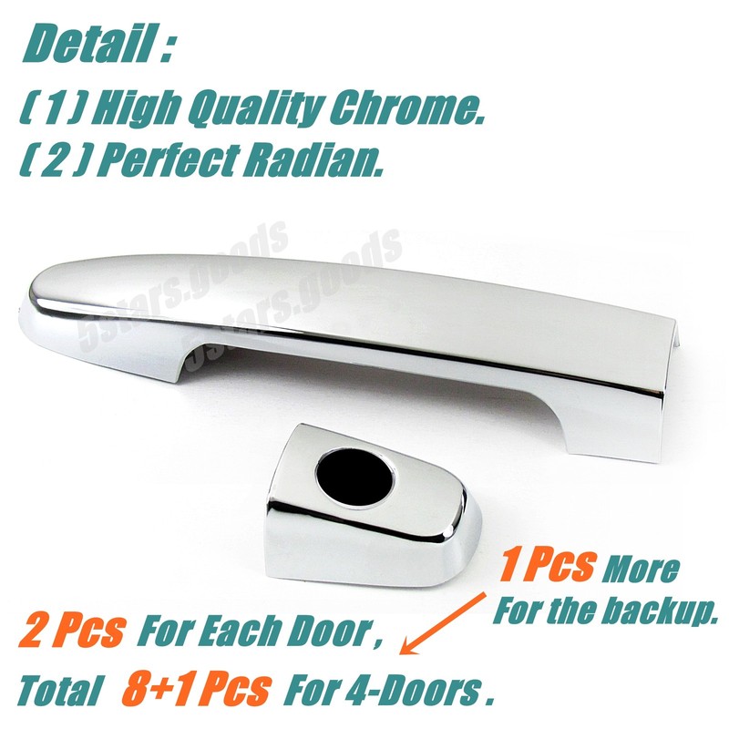 Chrome Side Door Handle Covers Trims For Toyota Camry 2002 2003 2004 2005 2006 gallery