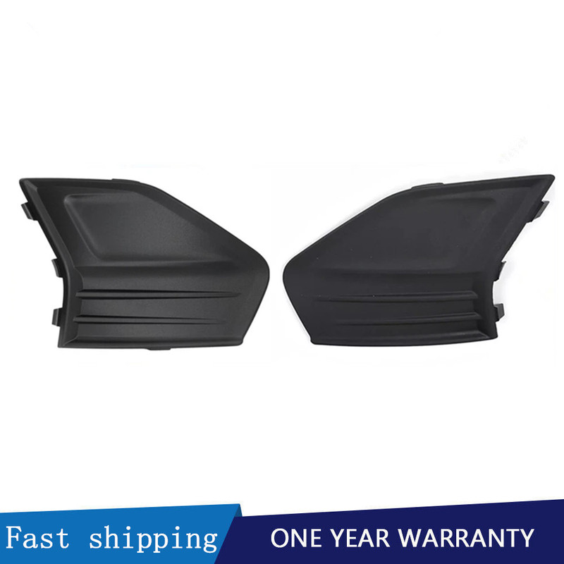 Front Driver and Passenger Side Fog Light Cover Set For 2019-2020 Ford Fusion