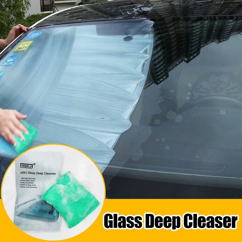 Car Scratch Remover Liquid Sponge Glass Deep Cleanser Cleaning Remove Oil Film