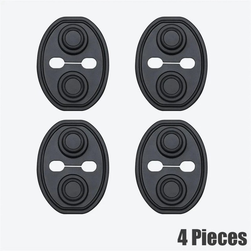4 Car Door Lock Protective Cover Silicone Shockproof Cushion Trim Accessories*-% gallery