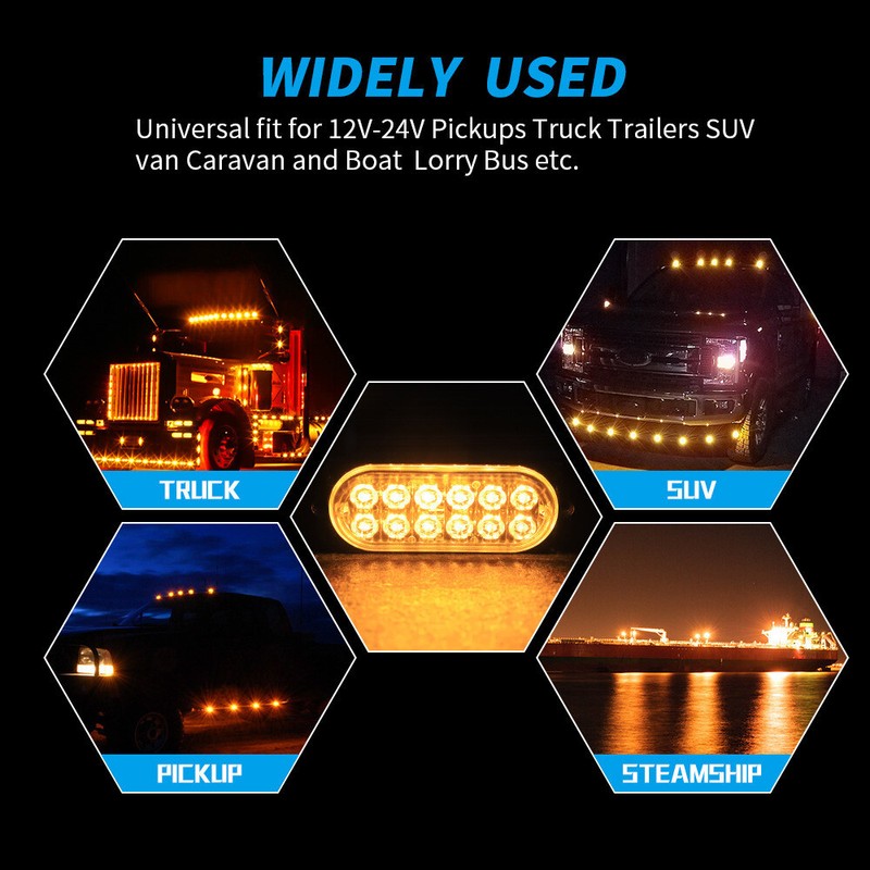 Waterproof 12LED 36W Strobe Light Car Motorcycle Emergency Warning Lights 12-24V gallery