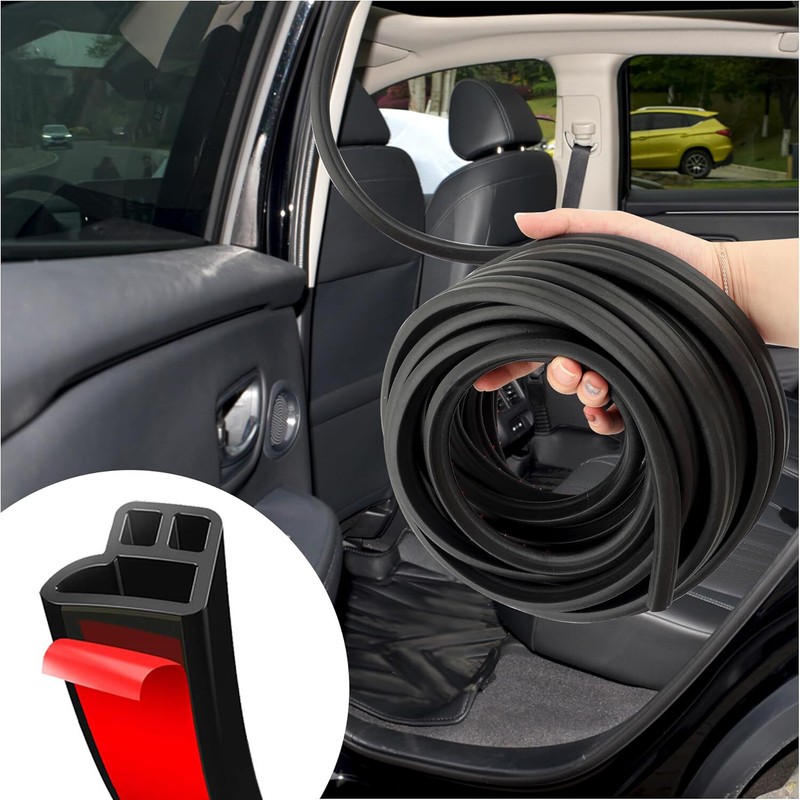 32FT L-Shape For Volkswagen Car SUV Door Sealing Strip Weather Edge Molding Trim