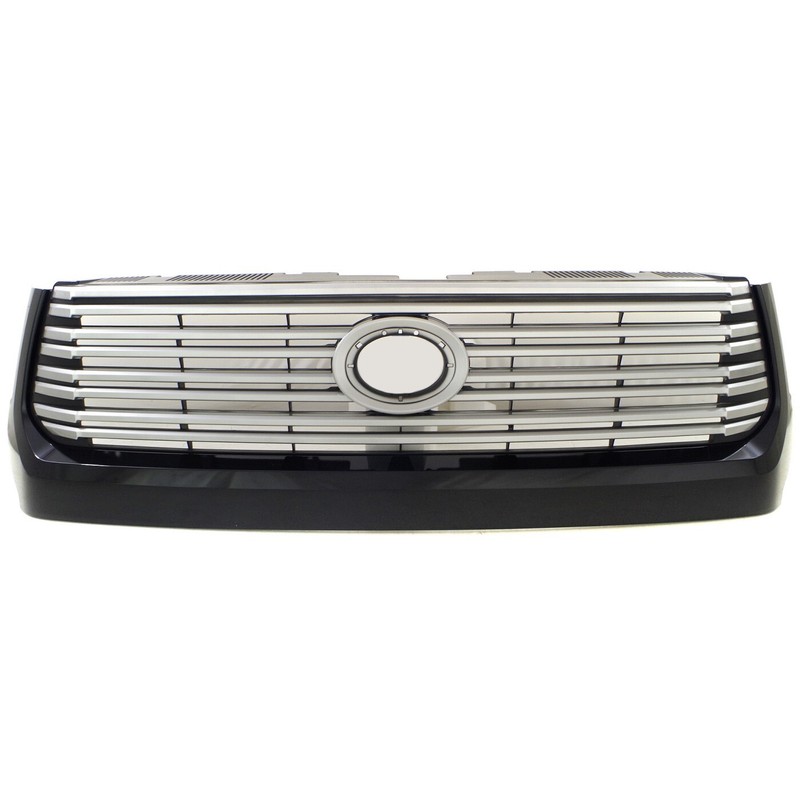 Grille For 2014-2017 Toyota Tundra Painted Silver Shell with Gray Insert