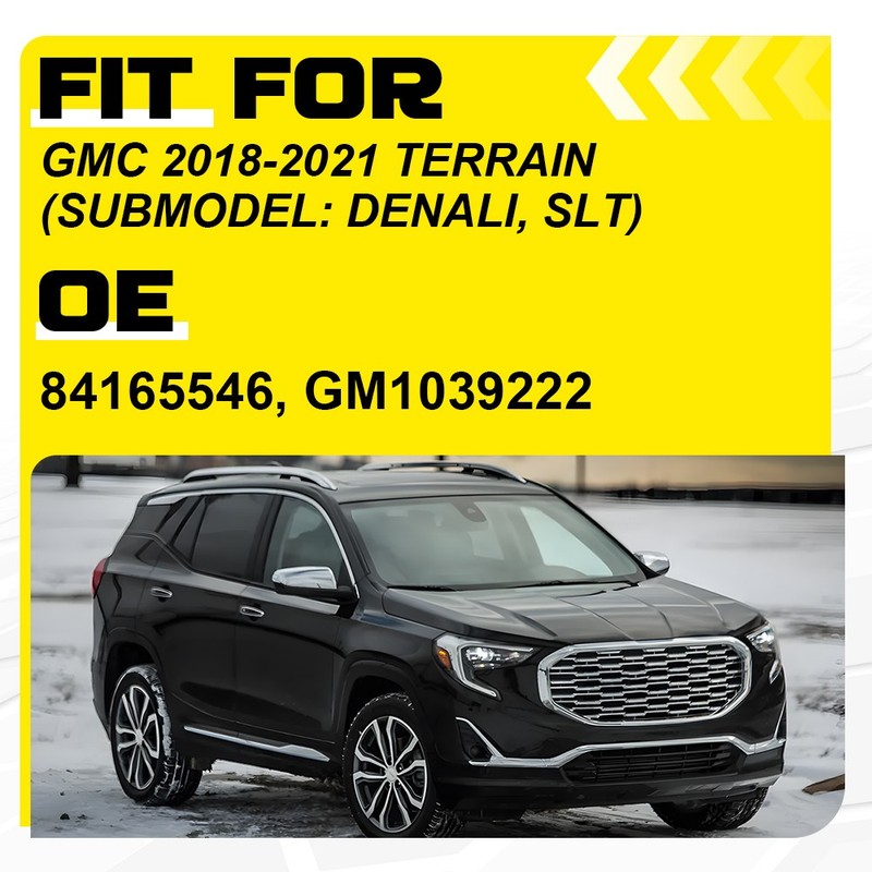 For GMC Terrain Denali SLT 2018-2021 Front Right Fog Lamp Bezel Bumper Fog Trim gallery