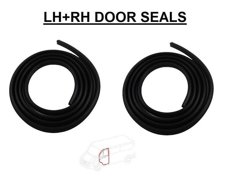 FRONT RH / LH DOOR WEATHERSTRIP SEAL FITS VW VOLT LT35 75-2006 EPDM Rubber