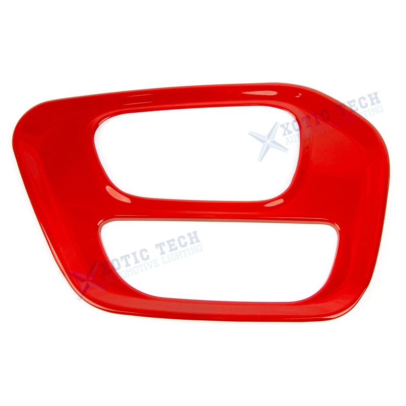 Glossy Red Center Console Gear Shift Decor Cover Trim For Dodge Challenger 2015+ gallery
