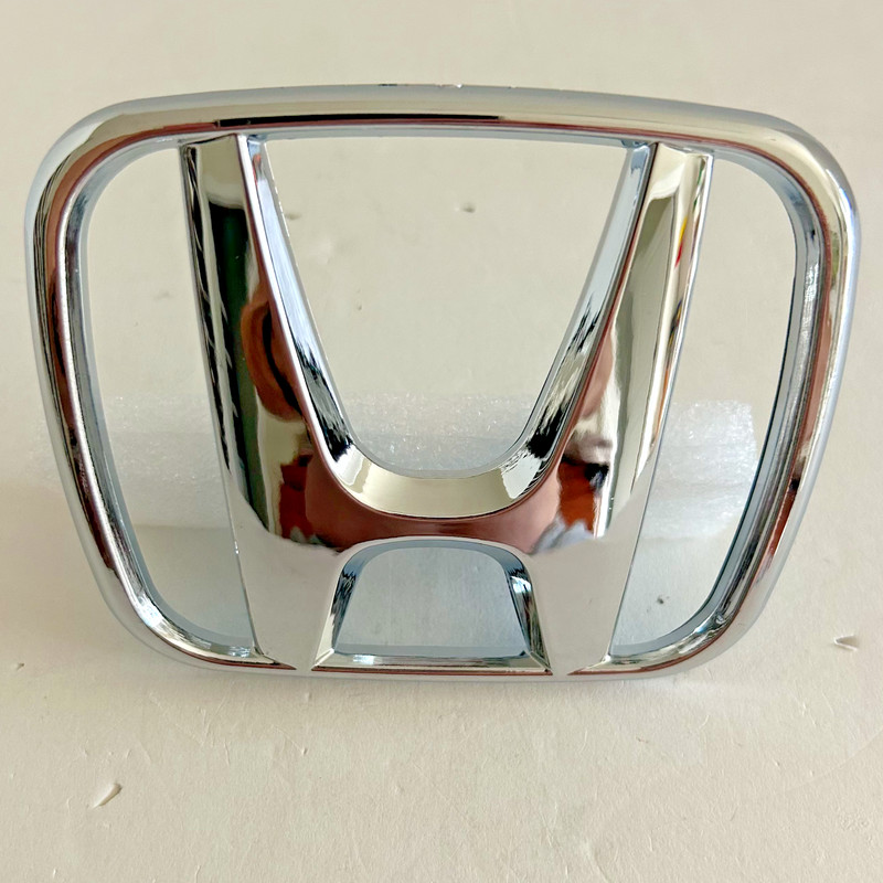 Front Grille Silver Emblem Chrome Logo Badge For Honda Accord Sedan 2003 - 2017