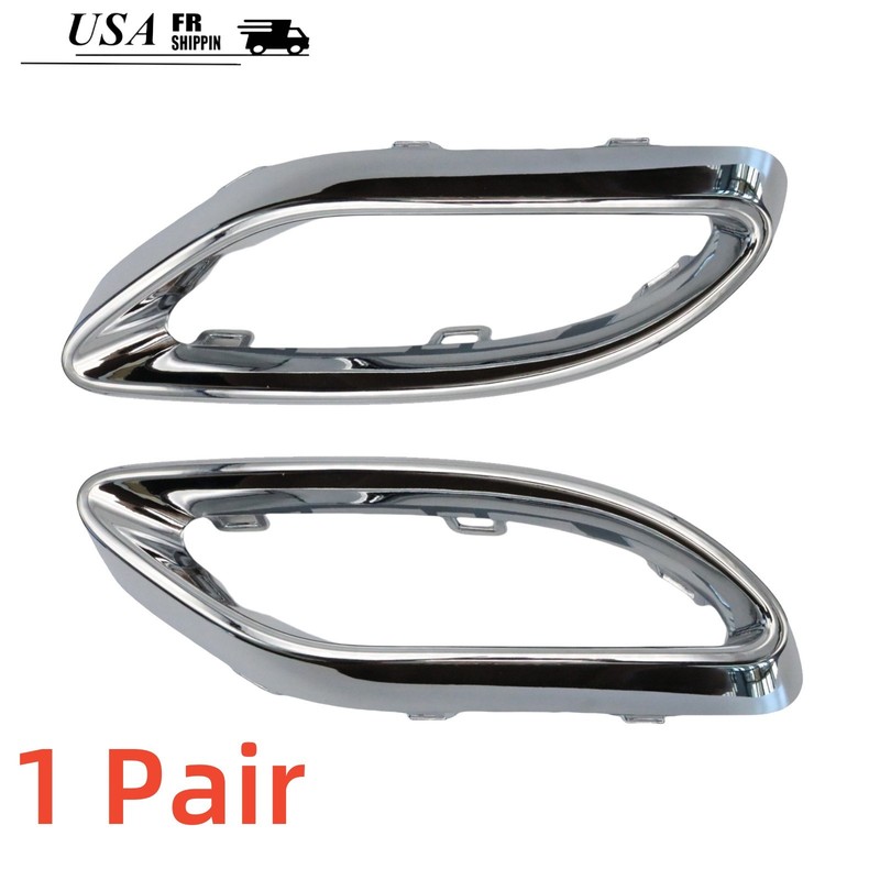 2PCS LH+RH Bumper Covers For Mercedes-Benz 2021 E350 2018 E400 2019-2023 E450