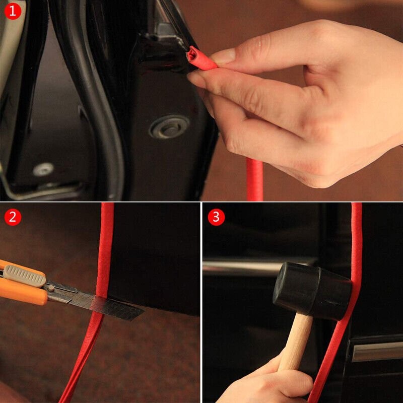 6M U-Shape Car Rubber Seal Trim Molding Strip Door Edge Guard All Weather US gallery