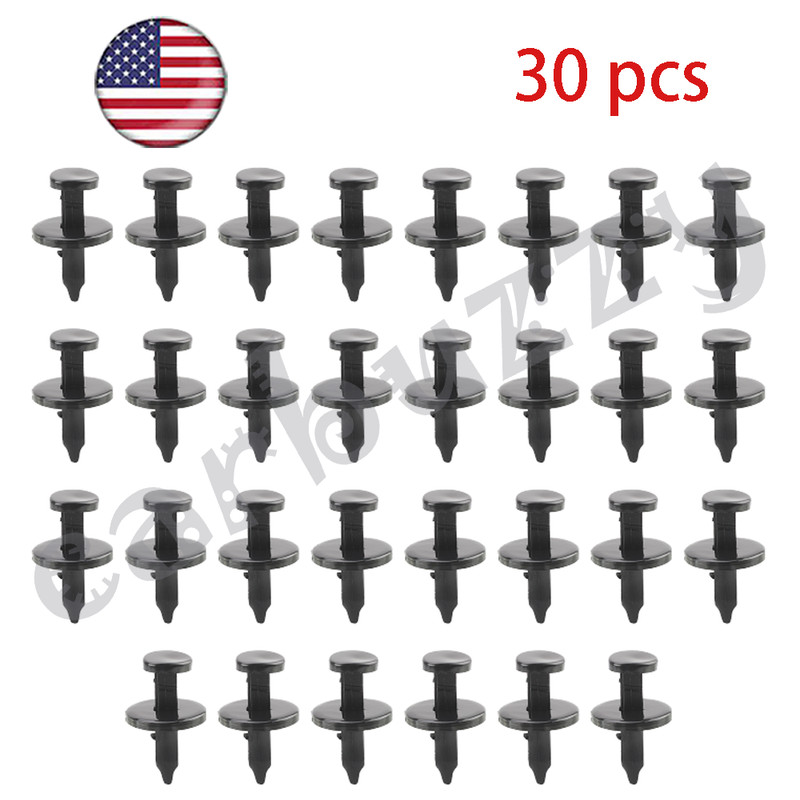 30x Fender Liner Clip Retainers For 2001 - On Chrysler Dodge Jeep 6506132AA gallery