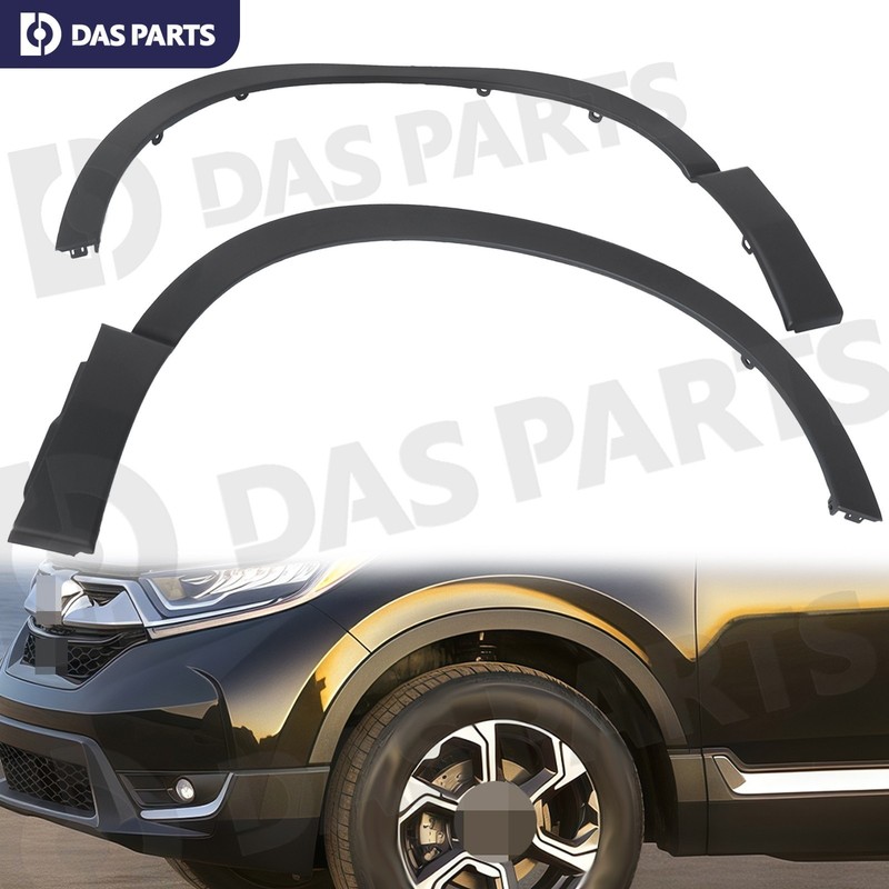 Front Left+Right Fender Trim Wheel Arch Molding Fit For 2017-2022 Honda CR-V CRV