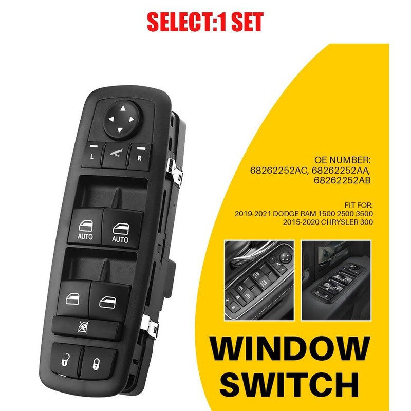 Driver Side Power Window Control Switch For Dodge RAM 1500 2500 3500 19-21 1-10x