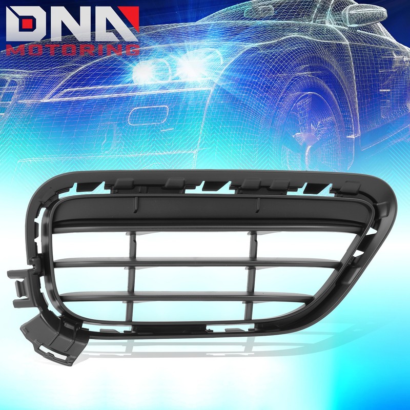 For 2015-2016 BMW X3 OE Style Smooth Black Front Bumper Insert Passenger Right