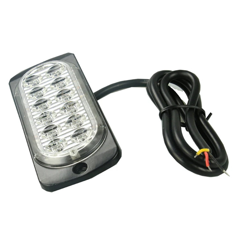 Waterproof 12LED 36W Strobe Light Car Motorcycle Emergency Warning Lights 12-24V