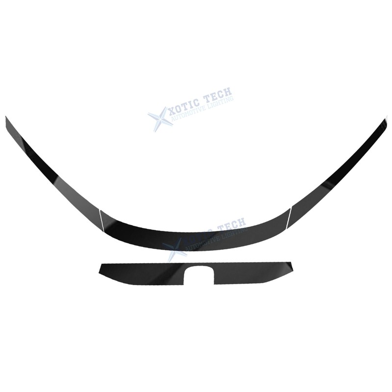 Glossy Black KK Vinyl Front Grille Chrome Delete Blackout For Civic 2016-2021 gallery