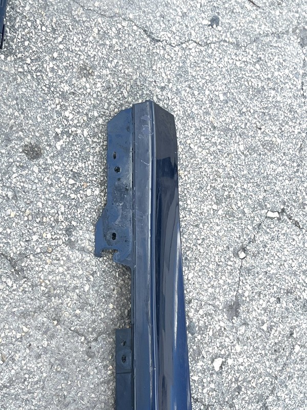 2012-2018 BMW F30 3 Series Left Side Skirt w/ Brackets Blue A89 OEM #139 gallery