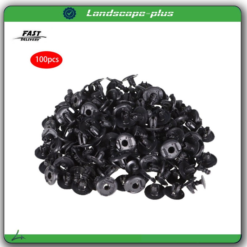 Suitable For 1984-2012 Nissan Infiniti 100 Pcs Automotive Plastic Clip Black NEW